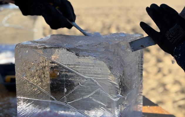 bedrijfsuitje workshop ijssculpturen maken Noordwijk