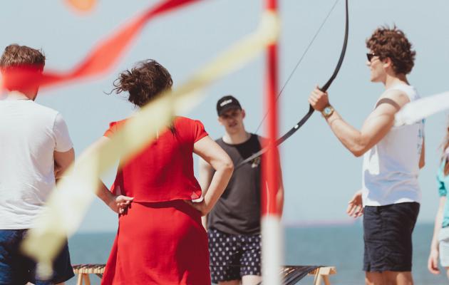beleving noordwijk Oud-hollandse spellen bedrijfsuitje familiedag