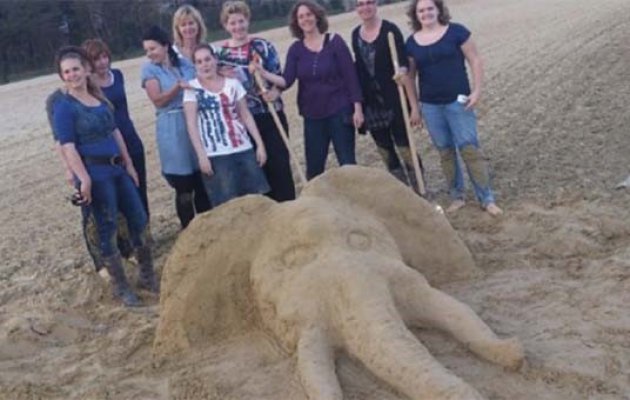 noordwijk sand sculptures company outing