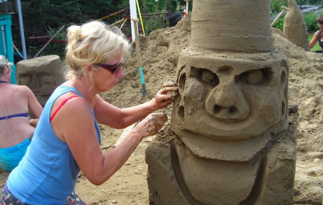 sand sculptures workshop noordwijk